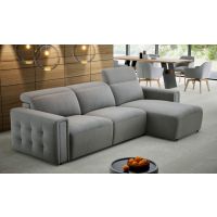 Bydgoskie Meble - MONACO Narożnik BOK B cargo- 3F-REC/BK-BOK A | BOK A-REC/BK-3F-BOK B cargo | z funkcją spania i pojemnikiem | stelaż włoski