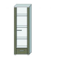 MEBLOMIX - Navaro Regał szyba 09a