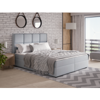 STOLLECH - FLORENCE Bonnell Łóżko kontynentalne z pojemnikiem ( sprężyny bonell) | 160/200