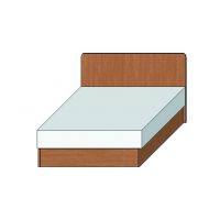 MEBLOMIX - Moli Łóżko 127 / wzór 01 (120x200)