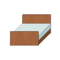 MEBLOMIX - Moli Łóżko 99 / wzór 01 (90x200)