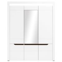 LIVEO - IRMA Szafa 3D IM14 Biały połysk