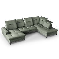 Mars Meble - BRUNO U OLIVE Narożnik z funkcją i pojemnikiem PROMOCJA