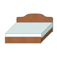 MEBLOMIX - Moli Łóżko 168 / wzór 03 (160x200)