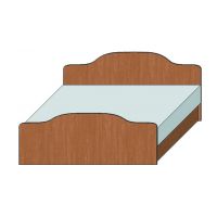 MEBLOMIX - Moli Łóżko 169 / wzór 03 (160x200)