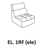Bydgoskie Meble - DAVOS El.1RF ele | fotel wewnętrzny z funkcją relax elektryczną