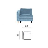 Meblomak - FANO EL.1BFL | Element 1-os. | Lewy | Bez funkcji