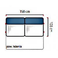 UNIMEBEL - DIVERSO II Moduł 2.5F rozkładany