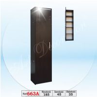 Art. Decoration - 663A Regał | z wstawką aluminiową