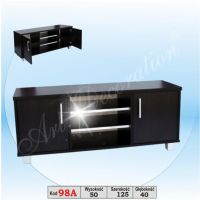 Art. Decoration - 98A Szafka RTV z wstawką aluminiową