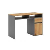 SIGNAL - B-012 Biurko | Dąb Artisan | Antracyt | z PL