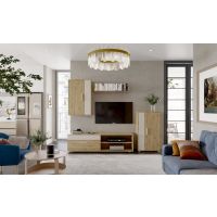 HALMAR - BENSON Meblościanka | dąb artisan/kaszmir | z EU