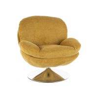 SIGNAL - BRIGITTE BREGO Fotel | Tkanina Brego 68 Curry | z MR | DOSTĘPNY OD RĘKI