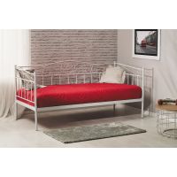 SIGNAL - BIRMA Łóżko 90x200 | Metal biały