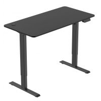 EKO-LIGHT - CONTROL SERIES 140 Biurko Gamingowe LV9903 | Wysokość Regulowana | Czarne