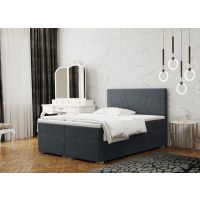 SOFIA MEBLE - CASTEL Łóżko kontynentalne 160x200 z pojemnikiem