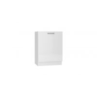 Stolkar - VITA Szafka D60PC P/L | Dolna 60 | 1 drzwi | Pod płytę grzewczą | Biały połysk