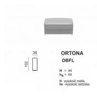 Meblomak - ORTONA Dostawka DBFL bez funkcji lewa