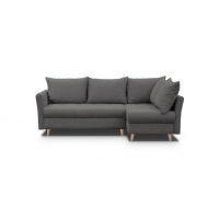 Mars Meble - NIKO DARK GREY Narożnik z funkcją i 2x pojemnikiem PROMOCJA