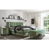 MEBLE BEST - HARTFORD Łóżko 160x200 | Topper GEL 6 cm