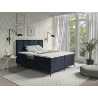 STOLLECH - LINE Pocket Łóżko kontynentalne z pojemnikiem ( sprężyny kieszeniowe 7-strefowe) | 180/200