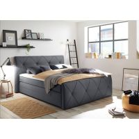 MEBLE BEST - Łóżko Kontynentalne Vista Megacomfort+Visco z tradycyjnym pojemnikiem na pościel 180x200