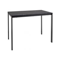SIGNAL - MARIO Stół 100x60 cm | Czarny efekt marmuru | czarny