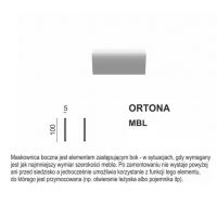 Meblomak - ORTONA Maskownica boczna MBL lewa