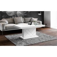 HUBERTUS - MATERA MAX Ławostół | Biały połysk