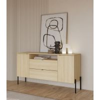 HELVETIA MEBLE WIERUSZÓW - ORE KOMODA 2D2S | 24LGOG26 | Dąb lindberg