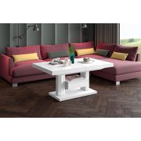 HUBERTUS - QUADRO MAX Ławostół | Biały mat | Biały połysk