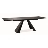 SIGNAL - SALVADORE Stół 160-240x90 | Czarny mat