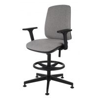 GROSPOL - STARTER Fotel Obrotowy 3D RING BASE BLACK PROXY | Obciążenie do 150 kg