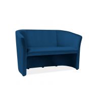 SIGNAL - TM-2 Velvet Sofa | Tkanina | Granatowy Bluvel 86
