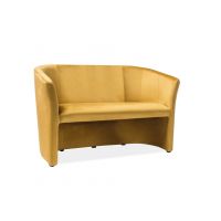 SIGNAL - TM-2 Velvet Sofa | Tkanina | Curry Bluvel 68