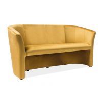 SIGNAL - TM-3 Velvet Sofa | Tkanina | Curry Bluvel 68