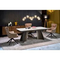 HALMAR - VESNA Stół rozkładany | beżowy/marmur