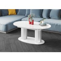 HUBERTUS - BARLETTA Ławostół | Biały połysk