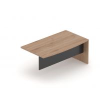 MASSONI - EXO Biurko podporowe EXB1991 Z L/P | 189,2x95x75h cm | Blat zaokrąglony