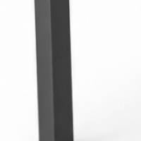 AMS Meble Biurowe - STAND Biurko BS19 Na Stelażu Metalowym | 140x140 cm | 2-osobowe | Wolnostojące