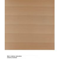 FAMEG - BASIC Blat 70x70 | Naturalna okleina buk | Grubość blatu 1,9 cm