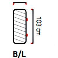 UNIMEBEL - DIVERSO II Moduł BL Bok lewy