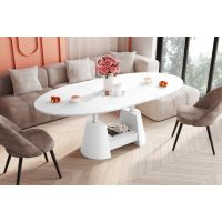 HUBERTUS - CALABRO MAX Ławostół | Biały połysk