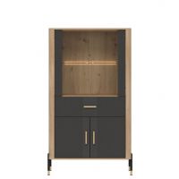 LIVEO - DANTE DT12 WITRYNA | ANTRACYT MAT