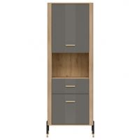 LIVEO - DANTE DT15 REGAŁ L/P | SZARY MAT