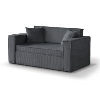 Mars Meble - DAVE 120 ANTRACYT Sofa z funkcją spania i pojemnikiem PROMOCJA