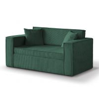 Mars Meble - DAVE 120 ZIELONY Sofa z funkcją spania i pojemnikiem PROMOCJA