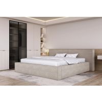 WERSAL - DOHA Łóżko 180x200 z pojemnikiem | rama stelaża metalowa