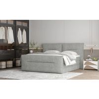 WERSAL - ELMA Łóżko Kontynetalne 180x200 z pojemnikiem | Materac Bonell | Materac Pocket