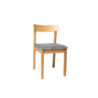 MEBLE OD ZAGŁOBY - FILIP Krzesło dębowe | Siedzisko tapicerowane